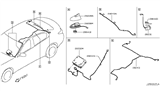 Diagram for Infiniti Antenna Cable - 28241-4HB0A