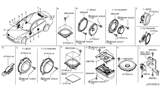 Diagram for 2017 Infiniti Q50 Car Speakers - 28155-4GA0A