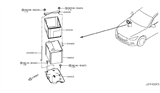 Diagram for Infiniti Battery Tray - 24420-4GA0A