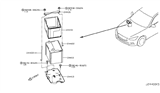 Diagram for 2016 Infiniti Q50 Battery Tray - 24420-4GA0A