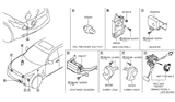 Diagram for Infiniti Horn - 25610-1CD0B