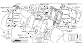 Diagram for 2014 Infiniti QX70 Seat Cover - 88620-1CA7B