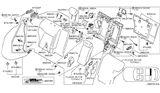 Diagram for 2017 Infiniti QX70 Seat Cover - 88620-1CD5A