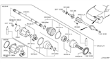 Diagram for 2008 Infiniti M35 CV Joint - 39711-64E00