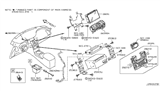 Diagram for 2015 Infiniti QX70 Climate Control Module - 28395-1CA4D