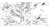 Diagram for 2015 Infiniti QX70 Armrest - 96920-6WY0B