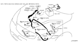 Diagram for 2011 Infiniti FX50 Battery Cable - 24105-1CA2A