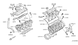 Diagram for Infiniti Cylinder Head - 11090-1CA2A