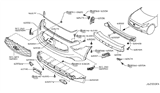 Diagram for Infiniti QX70 License Plate - 96210-1CA0A