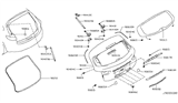 Diagram for 2010 Infiniti FX50 Weather Strip - 90830-3FY0A