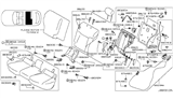 Diagram for Infiniti FX50 Seat Cushion - 88305-1CA0A