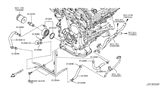 Diagram for 2009 Infiniti FX50 Oil Cooler - 21305-1CA0A