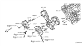 Diagram for 2013 Infiniti FX37 Timing Cover - 13041-1CA1A