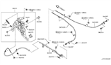 Diagram for 2007 Infiniti G35 Parking Brake Cable - 36402-JK600