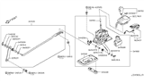 Diagram for 2015 Infiniti QX70 Automatic Transmission Shifter - 34901-1CA9D