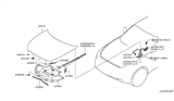 Diagram for Infiniti Lift Support - 65470-1CA0A