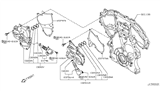 Diagram for Infiniti FX35 Timing Cover - 13040-JK26A