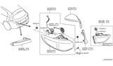 Diagram for Infiniti Bumper Reflector - 26565-5C000