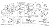 Diagram for Infiniti FX35 Body Control Module - 28565-1BA0A