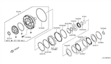 Diagram for 2008 Infiniti M45 Transfer Case Output Shaft Snap Ring - 31506-1XJ0B