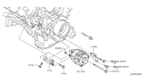 Diagram for 2015 Infiniti Q70 Alternator Bracket - 11710-1CA0B