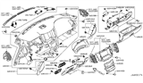 Diagram for 2010 Infiniti FX35 Glove Box - 68500-1CA0B