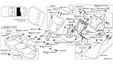 Diagram for 2011 Infiniti FX50 Seat Cover - 88670-1CA4C