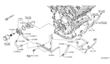 Diagram for Infiniti FX50 Oil Cooler - 21305-JK22A