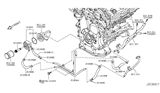 Diagram for Infiniti M56 Oil Cooler Hose - 21306-1CA0B