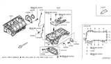 Diagram for Infiniti Oil Pan - 11110-4GA2A