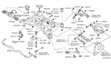 Diagram for Infiniti FX50 Rear Crossmember - 55400-1CB0C