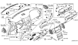 Diagram for 2016 Infiniti QX50 Steering Column Cover - 48474-1BA0A