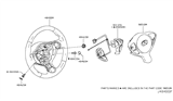 Diagram for 2017 Infiniti QX70 Air Bag - K851M-1CA1A