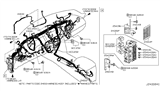 Diagram for 2010 Infiniti FX35 Fuse Box - 24350-1WW0A