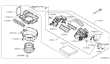 Diagram for Infiniti Cabin Air Filter - 27277-4HH0A