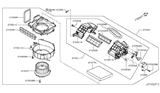 Diagram for Infiniti Q40 Cabin Air Filter - 27277-4HH0A