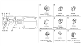 Diagram for 2016 Infiniti QX70 Door Lock Switch - 25140-3FY0A