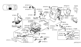 Diagram for 2017 Infiniti QX70 Seat Cushion - H7350-1A59A