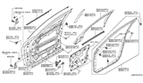 Diagram for Infiniti M35 Body Mount Hole Plug - 80895-R8000
