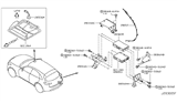 Diagram for Infiniti QX70 Antenna - 28212-1CA1B