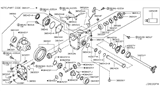 Diagram for Infiniti FX35 Pinion Bearing - 38440-AR00A