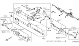 Diagram for Infiniti FX37 Tie Rod End - D8640-1CA0B