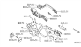 Diagram for 2014 Infiniti QX50 Door Handle - 80671-1BA0B