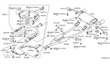 Diagram for Infiniti Tail Pipe - 20100-1CH0A