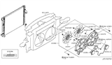 Diagram for 2009 Infiniti FX35 Fan Motor - 21487-JF00A