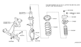 Diagram for 2009 Infiniti FX50 Coil Spring Insulator - 54034-1CA0A