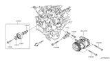 Diagram for 2014 Infiniti Q70 A/C Idler Pulley - 11925-1CA0A