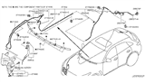 Diagram for Infiniti FX50 Windshield Washer Nozzle - 28932-1CA0A