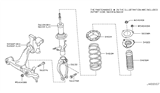 Diagram for 2016 Infiniti QX70 Coil Springs - 54010-1CK2D