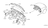 Diagram for Infiniti FX50 Dash Panels - 67900-JK600